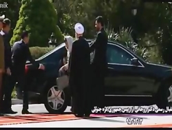دست ندادن رییس جمهور روحانی با...
