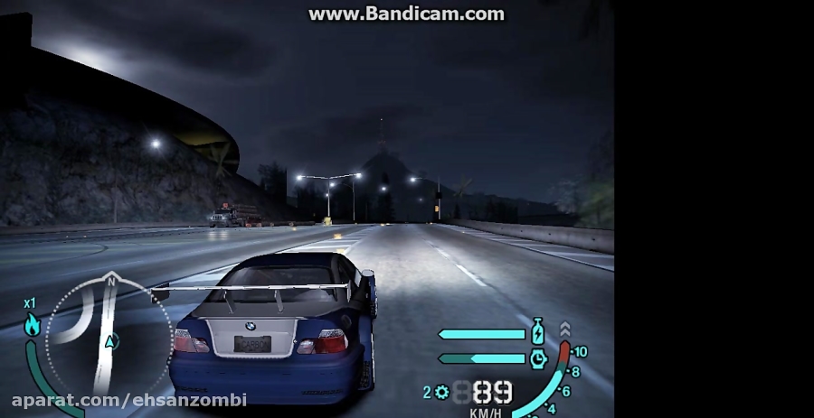 BMW M3 GTR در بازی و هک نید فور اسپید کربن