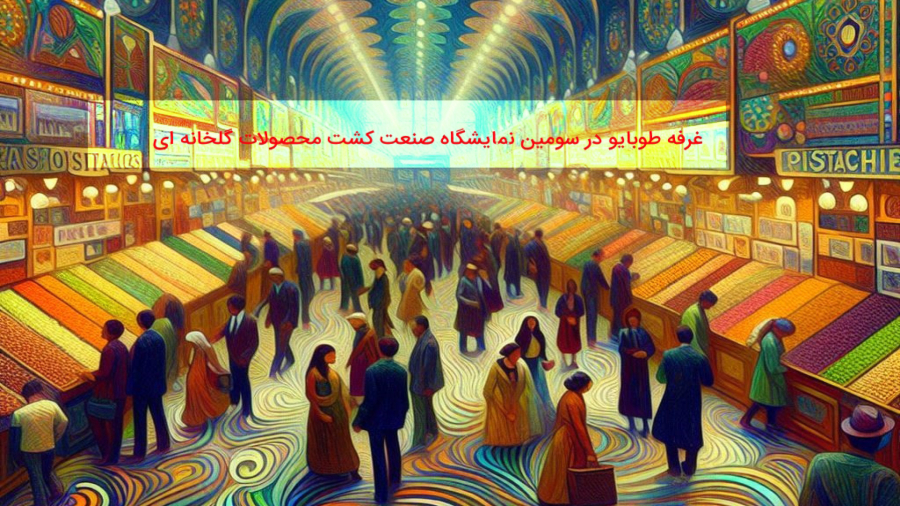 غرفه طوبایو در سومین نمایشگاه ملی و جشنواره صنعت کشت محصولات گلخانه‌ای