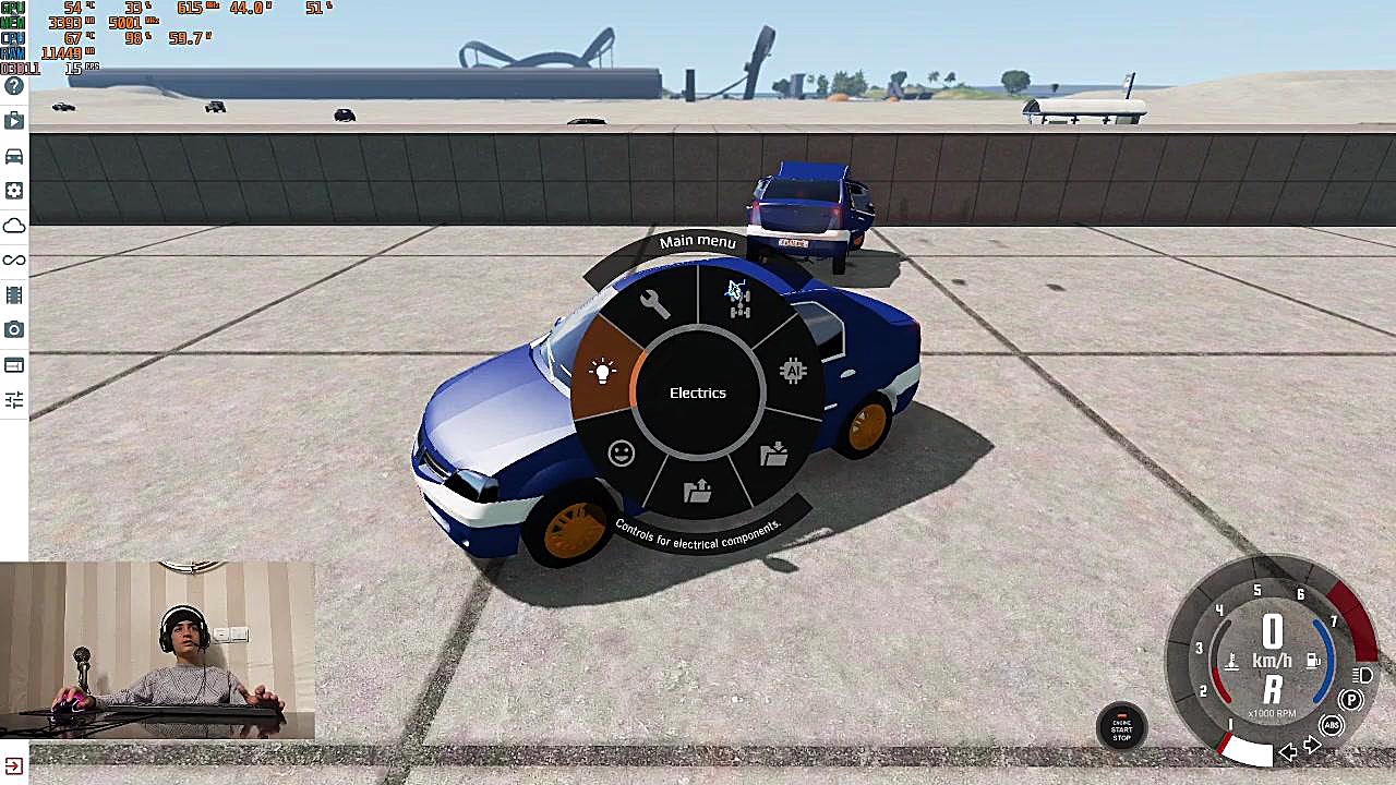 گیم پلی بازی BeamNG Drive پارت 2 تست مقاومت ال ممد هشتگ