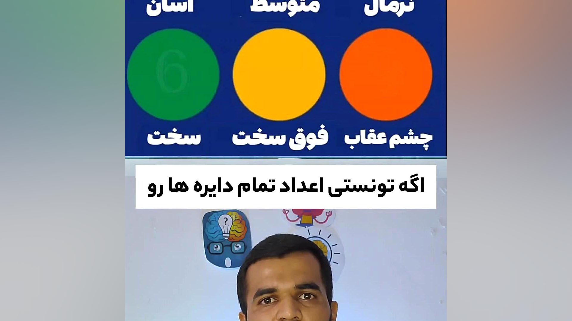 قدرت چشمات رو تست کن و نمره چشم تو بگو چالش خرگوشی