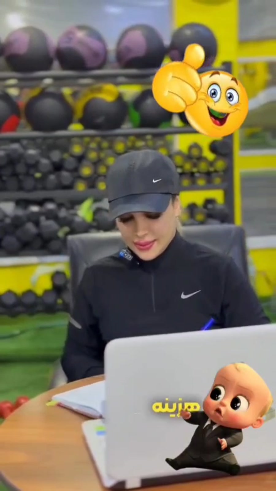 طنز بدنسازی بانوان ثبت نام در باشگاه بدنسازی سجادی