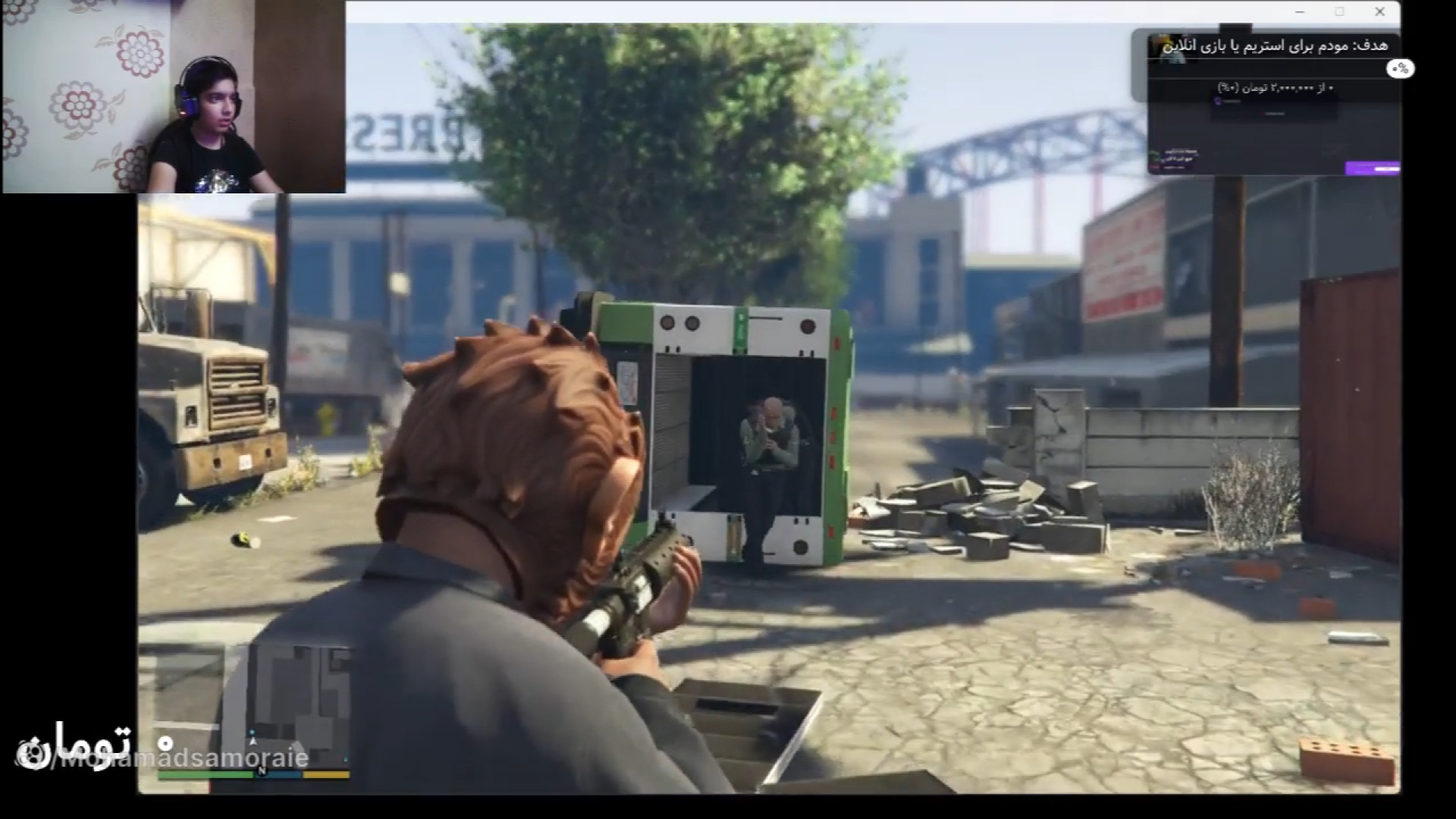 کامیون حمل پول سرقت کردیم و استخدام شدیم به.. پارت 6 جی تی ای  داستانی زمان2324ثانیه