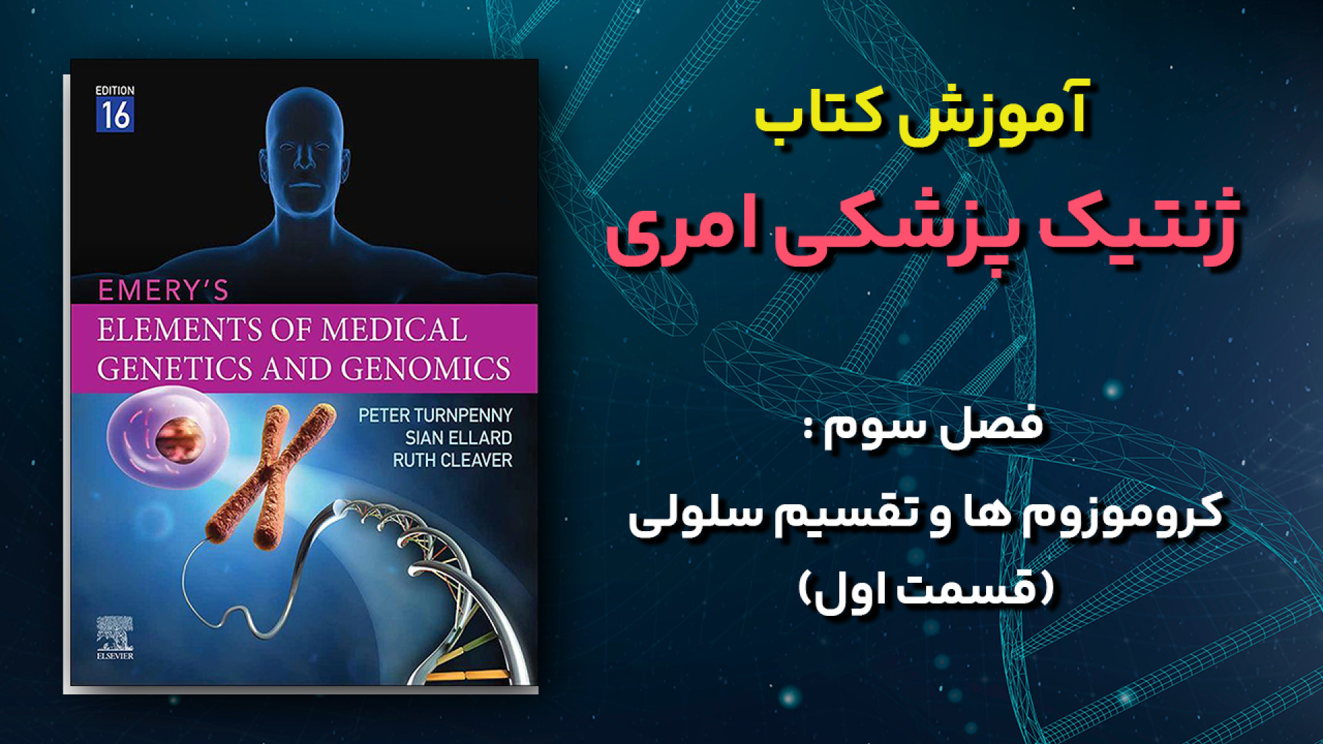 آموزش کتاب ژنتیک پزشکی امری - فصل 3 : کروموزوم ها و تقسیم سلولی - قسمت اول آر اف فرکشنال