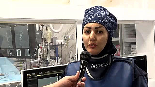 مصاحبه با خانم هجری ، پرستار بخش آنژیوگرافی مغزی بیمارستان قائم (عج) جراحی گوش