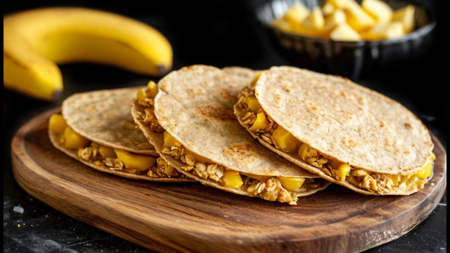 پودر جو دوسر و موز! یک سال بدون شکر!  سالم و خوشمزه در ۵ دقیقه