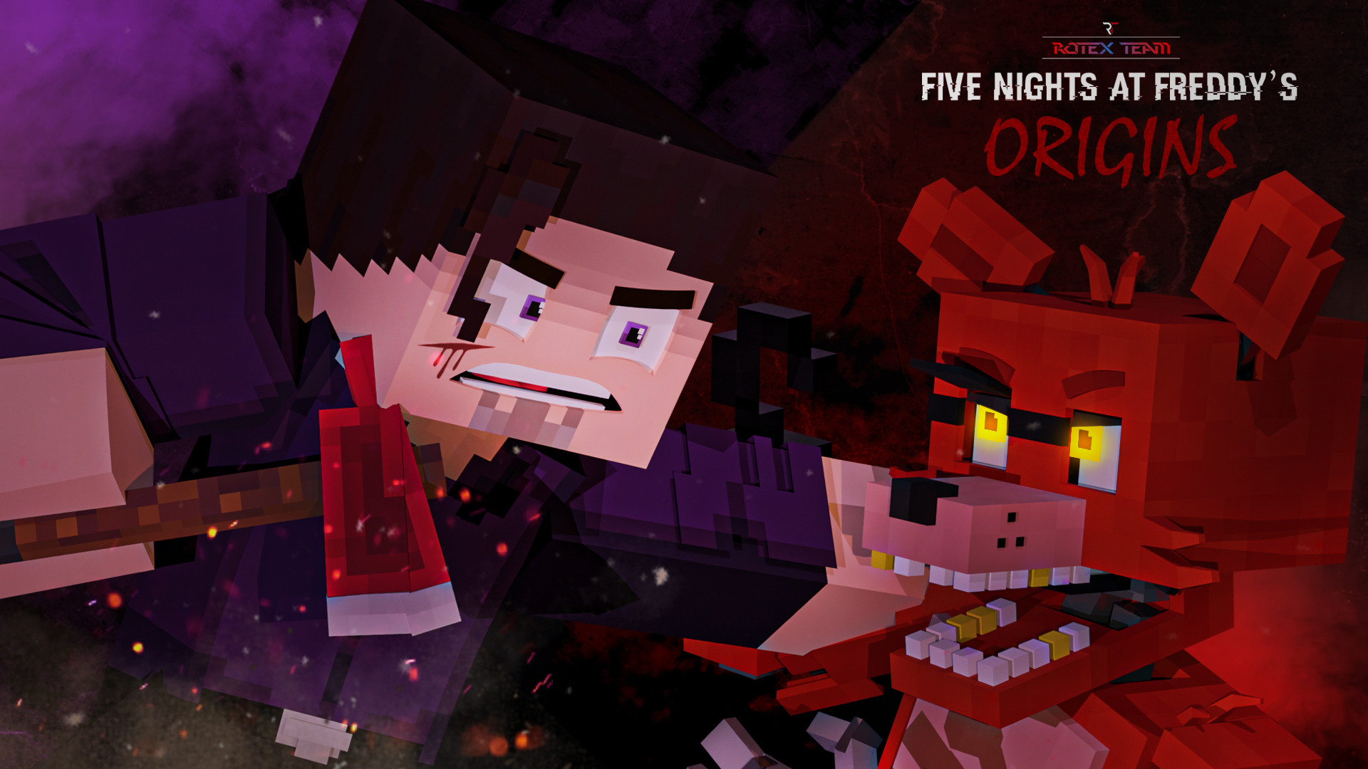 سریال ماینکرفت فناف اوریجینز فصل 2 قسمت 6 - حمله افتن | Minecraft FNAF Origins پادکست