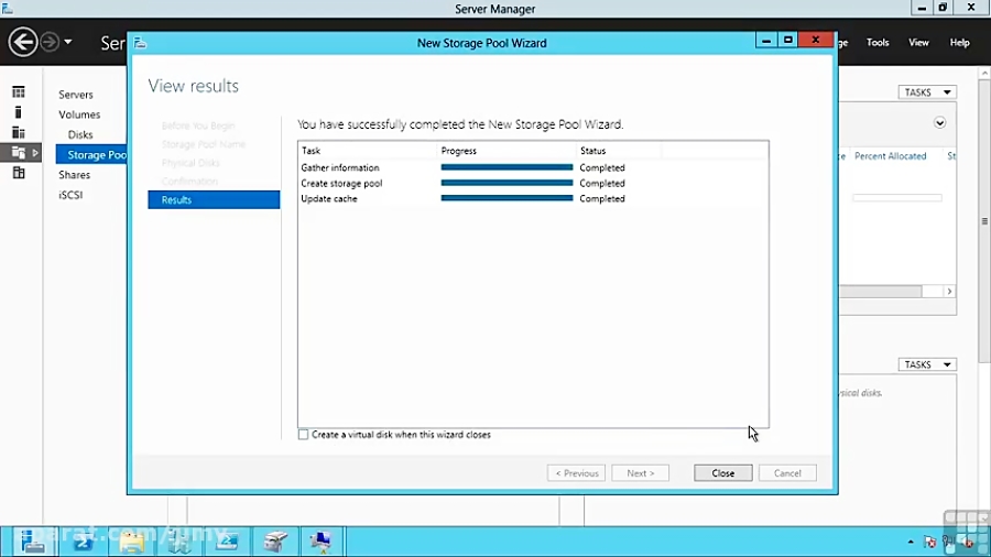 001 Step By Step Configuring Storage Spaces|||