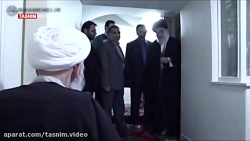 دیدار رهبرانقلاب باحضرت آیت الله مجتبی تهرانی درسال91