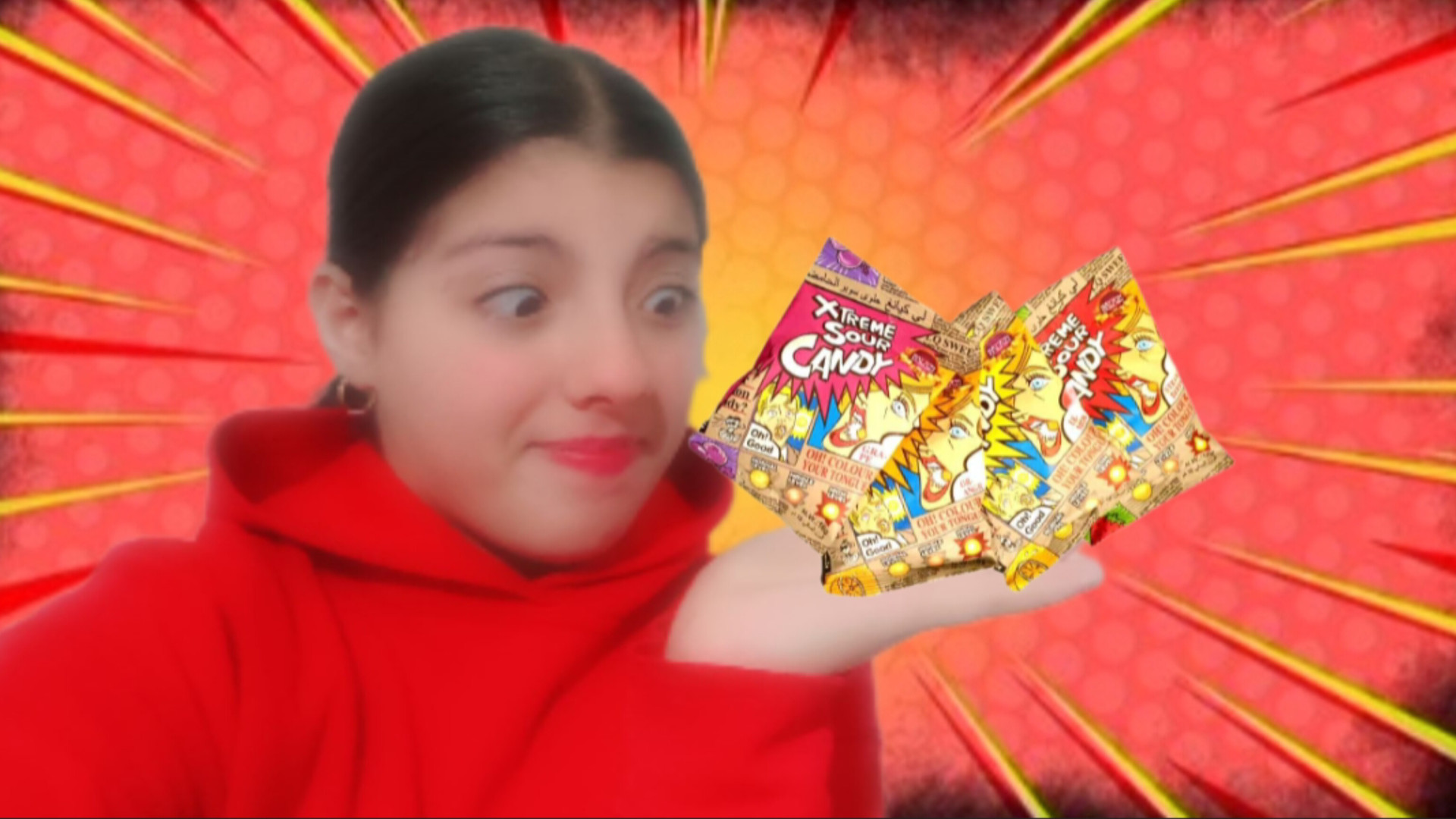 آبنبات ترش xtreme sour candy تست کردم! زمان110ثانیه