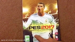 انباكسینگ بازی زیبای pes2017 pc