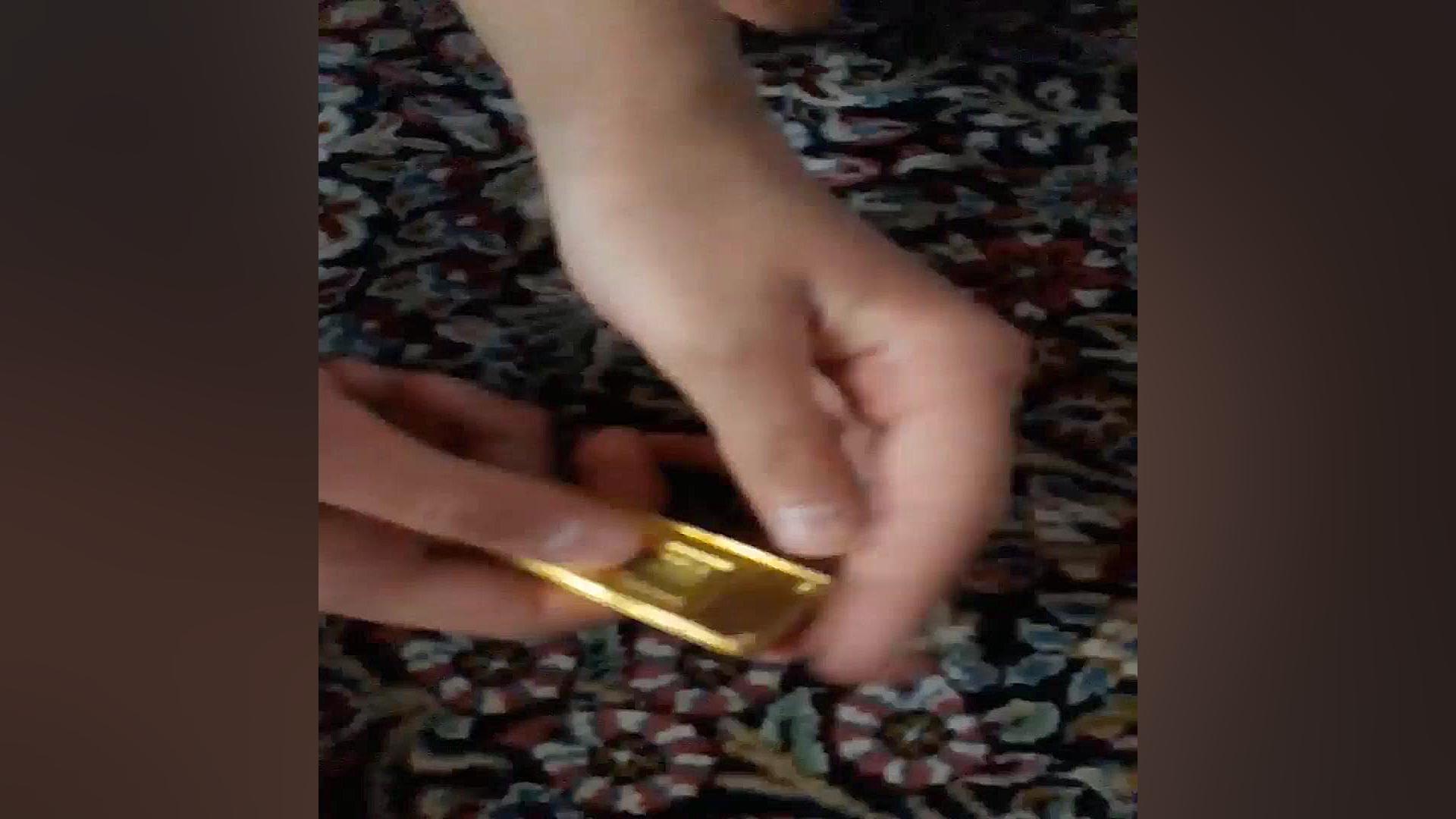 فلش مموری طرح شمش طلا ظرفیت 16 گیگابایت - فیلم ارسالی خریدار زمان65ثانیه