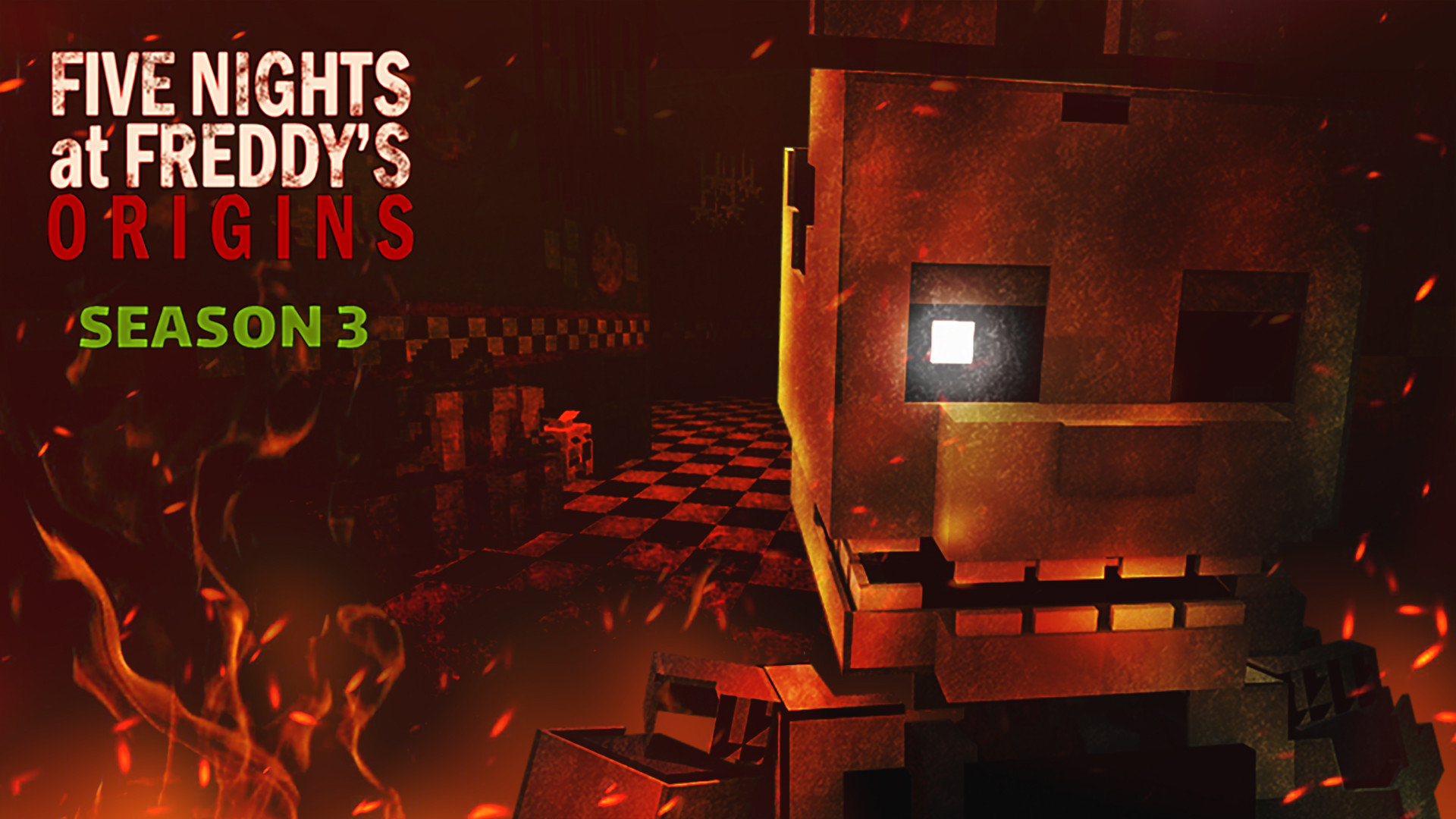 بازگشت افتن - Minecraft FNAF ORIGINS سریال ماینکرفت فناف | فصل 3 قسمت 1 برداشتن خال گوشتی