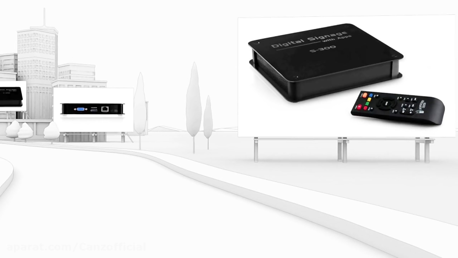 Popcorn Hour S300 Digital Signage with Apps