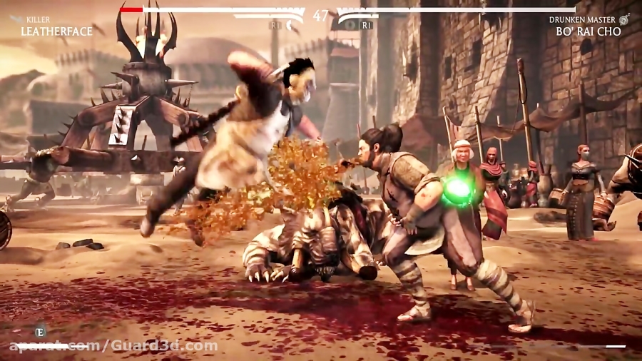 گیم پلی بازی Mortal Kombat XL - LEATHERFACE
