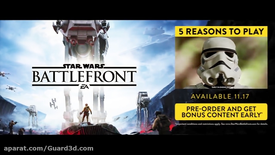 سینماتیک بازی Star Wars Battlefront 3