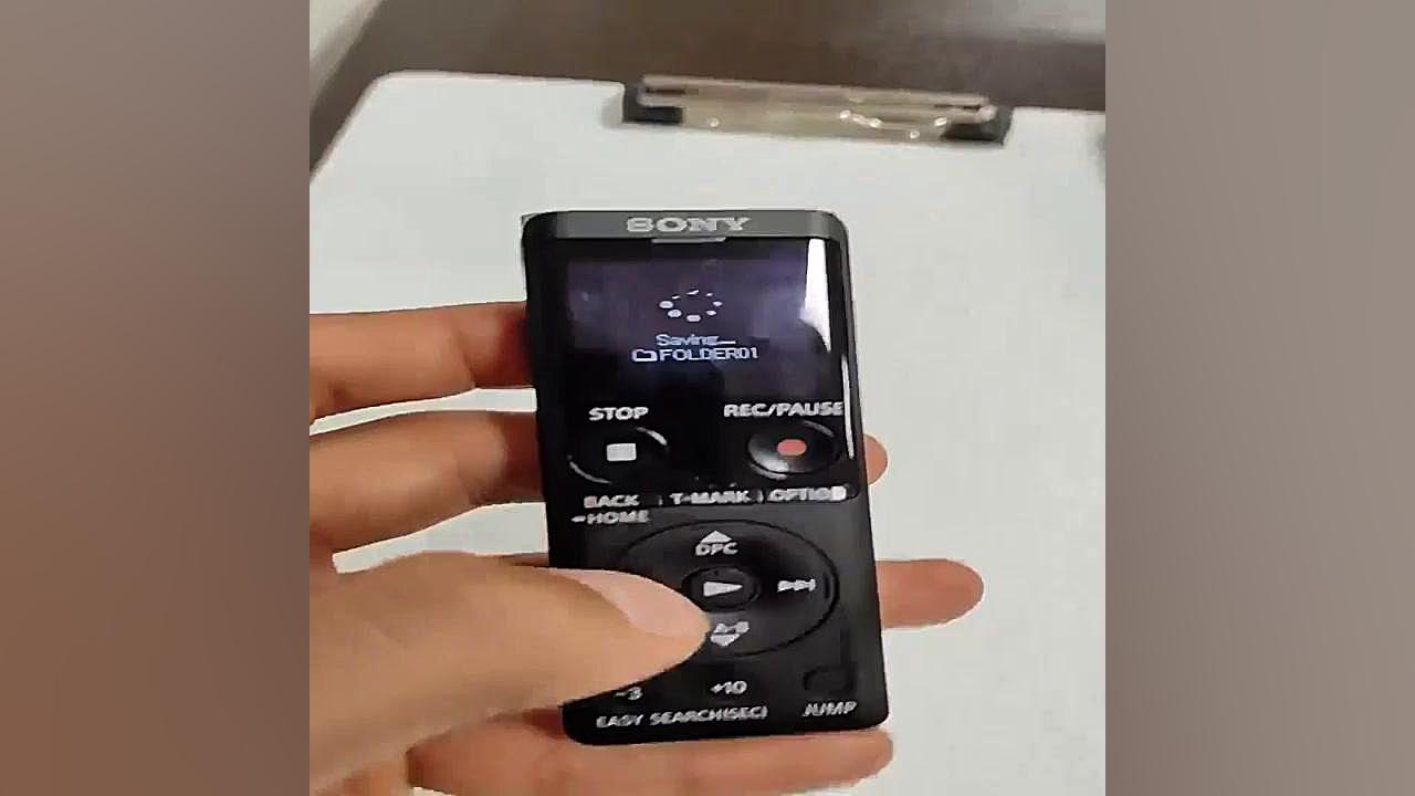 ضبط کننده صدا سونی مدل ICD-UX570 - فیلم ارسالی خریدار بلیچینگ
