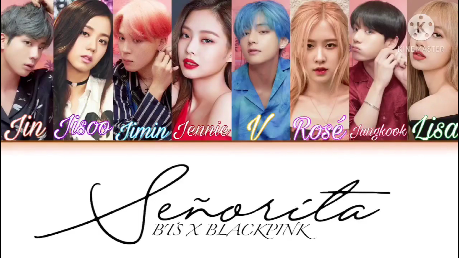 کاور بلک پینک و BTS با هوش مصنوعی از آهنگ "Senorita" هایفوتراپی