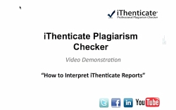 plagiarism ithenticate