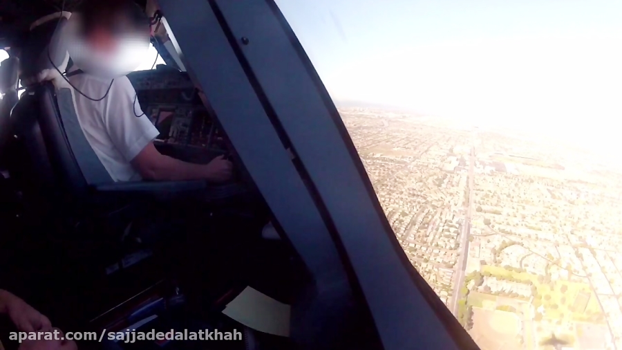 QANTAS A380-800 COCKPIT-VIEW LANDING AT LOS ANGELES [LAX] *GoPro Hero 4*