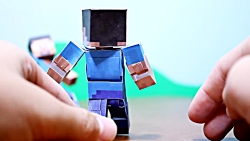 How to make a Minecraft Papercraft Bendable Steve - video Dailymotion