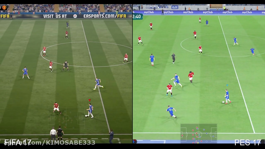 FIFA 17 vs Pro Evolution Soccer 2017 Graphics Comparison