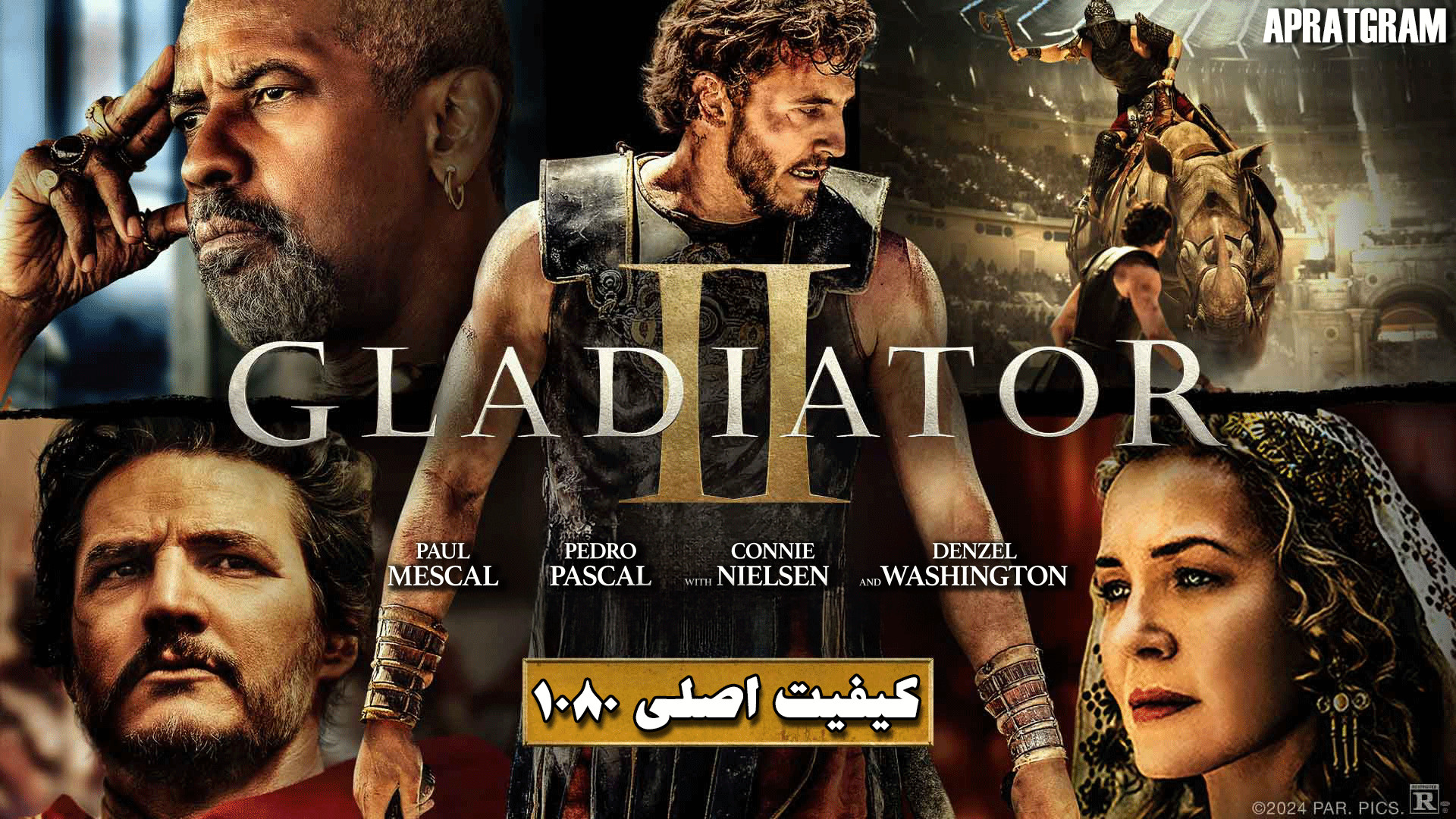 فیلم گلادیاتور 2 Gladiator 2 2024 زیرنویس فارسی [کیفیت اصلی 1080]