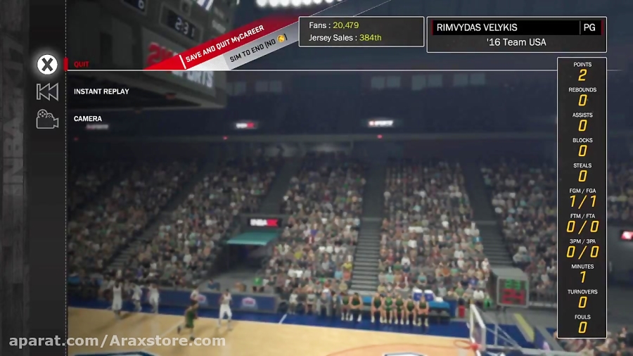 خرید دیتای این بازی در آراکس استور - NBA2k17  PS4