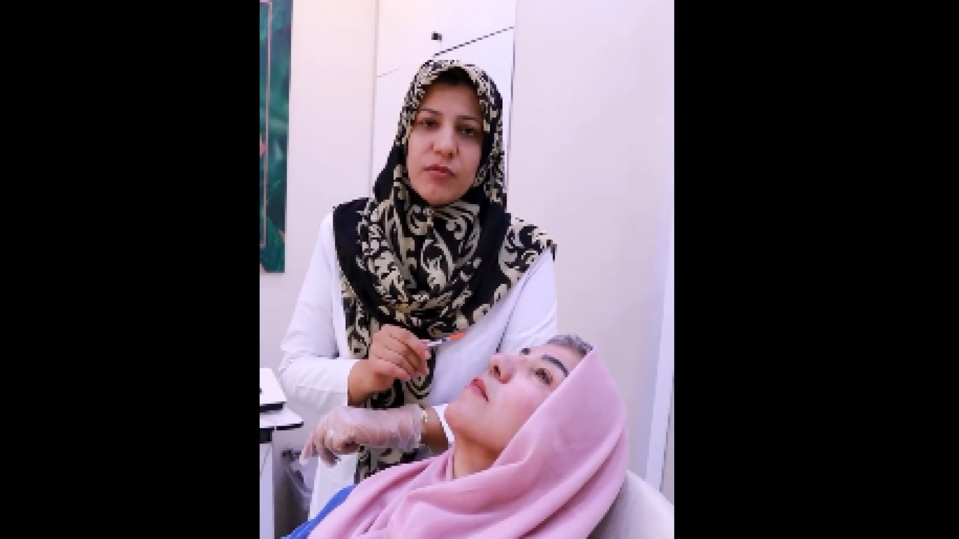 نقاط تزریق بوتاکس بینی دکتر حمیده آقایی