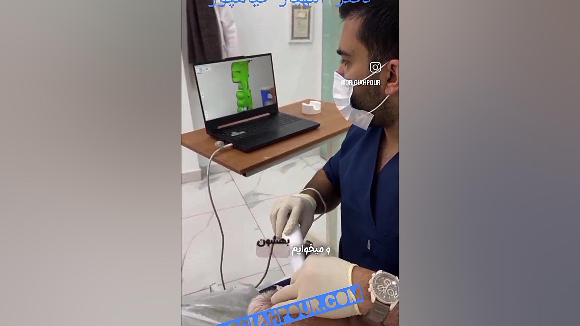 اجرای ایمپلنت دندان با دکتر گیاهپور کاملا بدون درد و سریع دکتر اللهیار گیاهپور