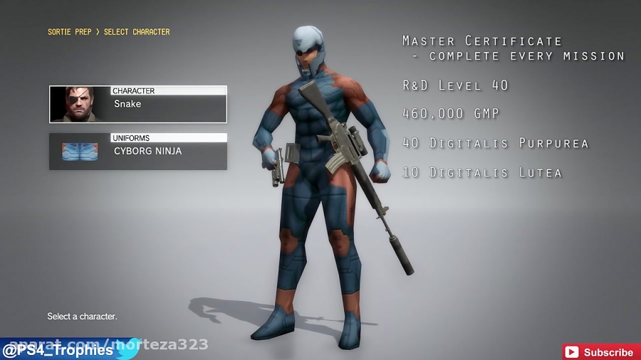 Metal Gear Solid V The Phantom Pain - How to Unlock Raiden and Cyborg Ninja Uniform Skins