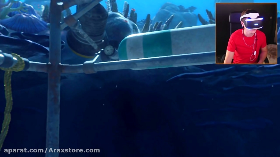 SHARK ATTACK! - Playstation VR گیم پلی بازی حمله کوسه