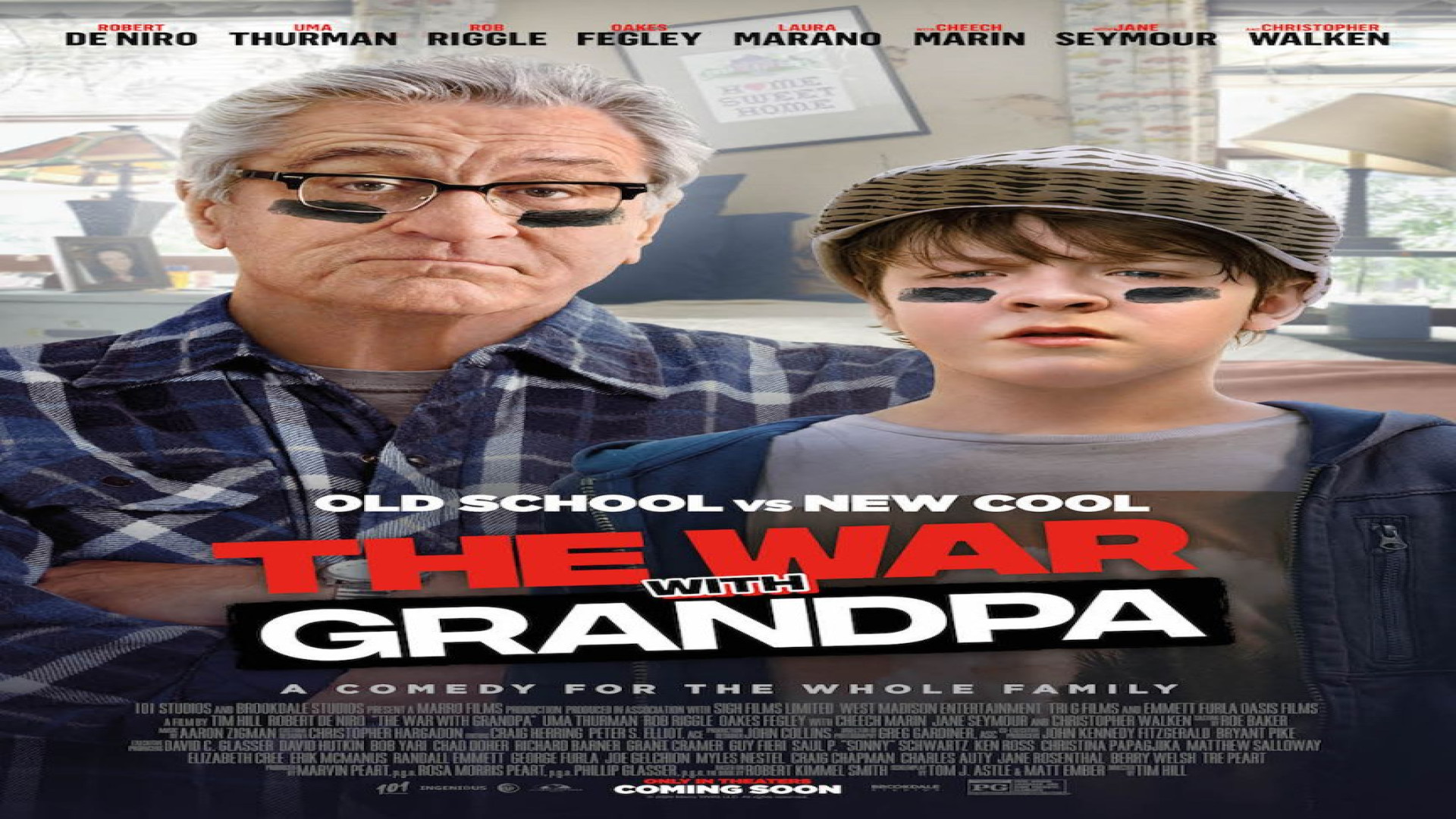 فیلم جنگ با پدربزرگ The War with Grandpa 2020 زمان5258ثانیه