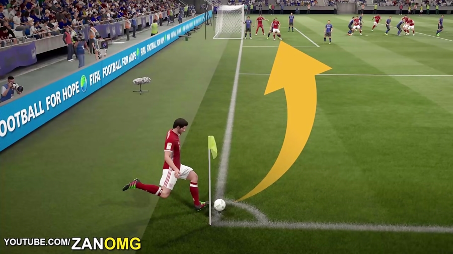 FIFA 17 | آمورش گل زدن به صورت مستقیم از کرنر