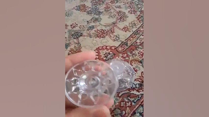 مهر نان برنجی و شیرینی قندی کریستالی بسته 2 عددی - فیلم ارسالی خریدار پاکسازی پوست