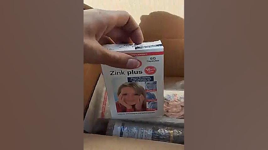کپسول زینک پلاس یورو ویتال- 10 میلی گرم بسته 60 عددی - فیلم ارسالی خریدار زمان72ثانیه
