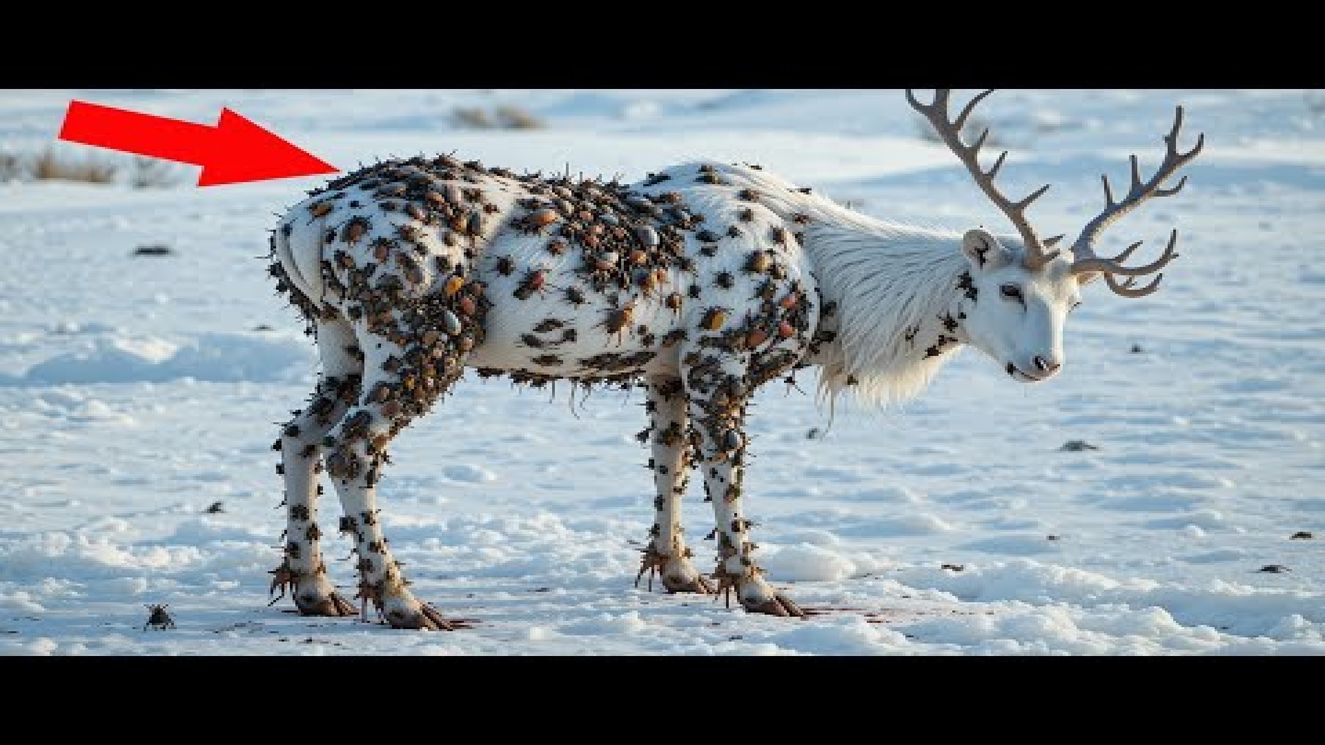 نجات و درمان معجزه آسای گوزن شمالی در کانادا زمان98ثانیه