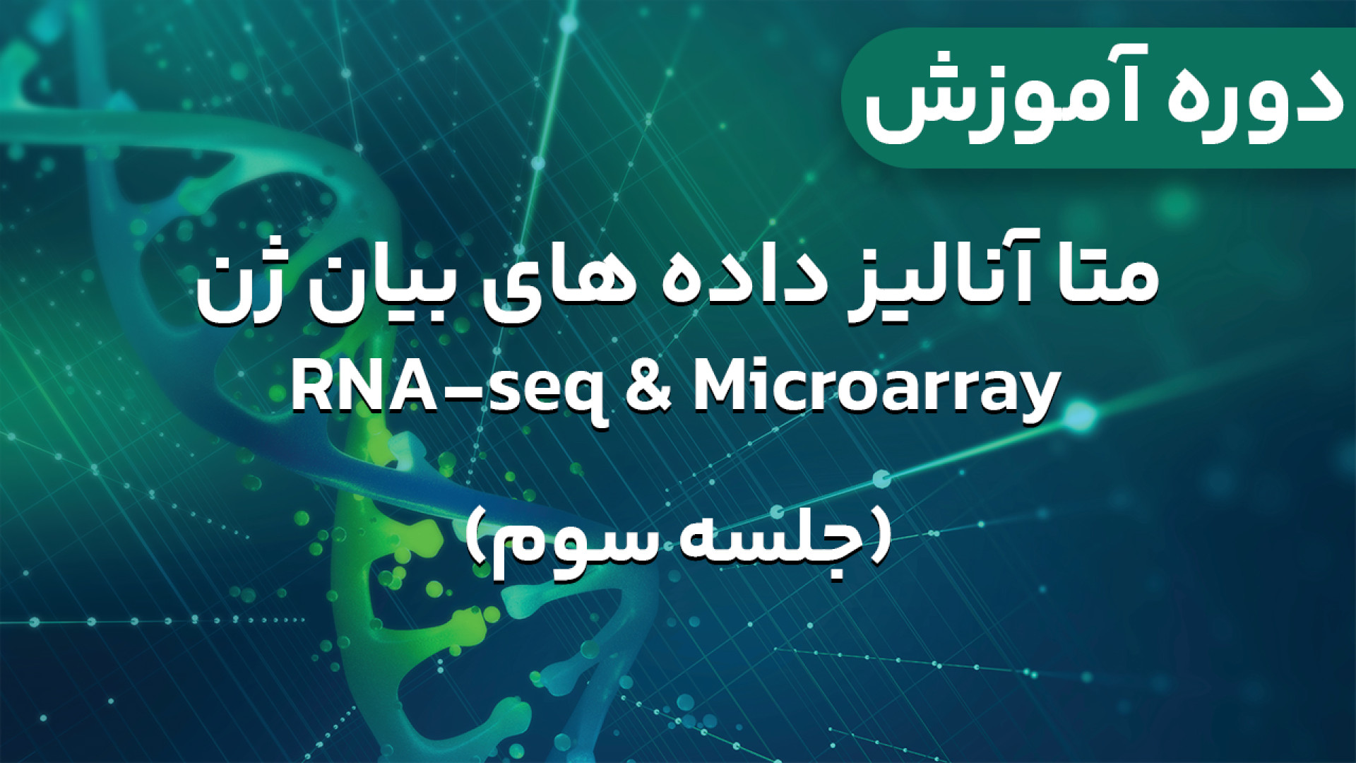 بیوانفورماتیک - دوره آموزش متا آنالیز داده های بیان ژن - جلسه سوم علیرضا قربانی