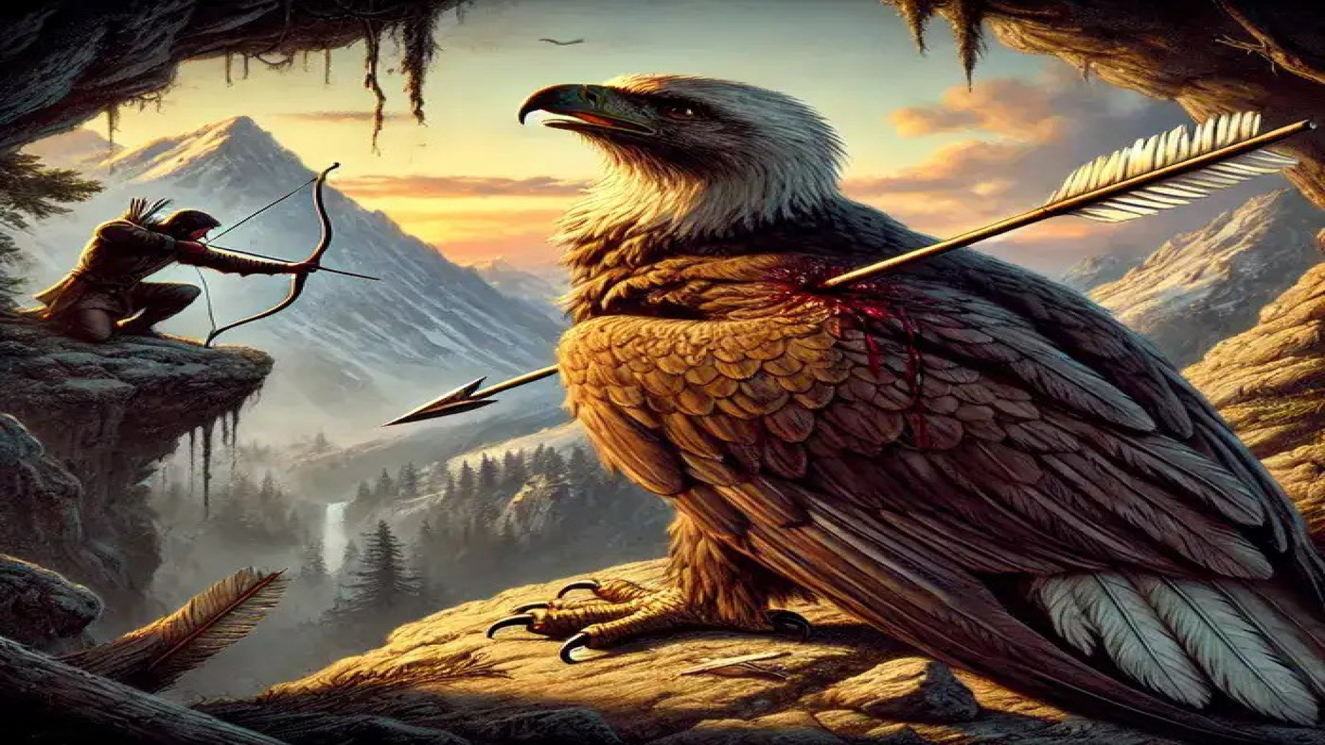 The Eagle and the Arrow by Aesop with Vocabulary زمان253ثانیه