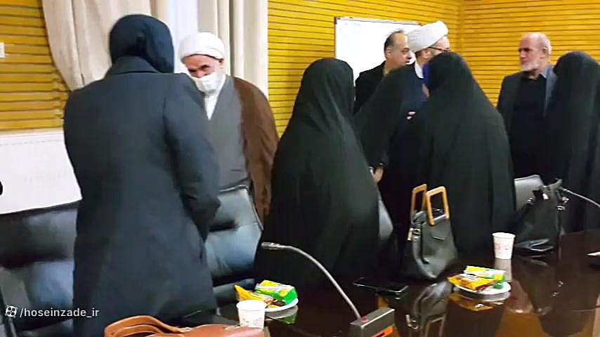 جلسه حزب ندای مردم آ_ غربی با حضور حجت الاسلام دیرباز و حجت الاسلام حسین زاده حجت الاسلام دکتر محمد حسین زاده