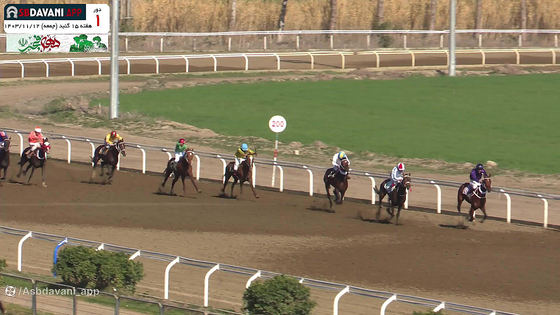 قهرمانی نارین گل در مسابقات اسبدوانی- دور 1 هفته 15-جمعه فصل پاییز گنبد 1403 رفع غبغب