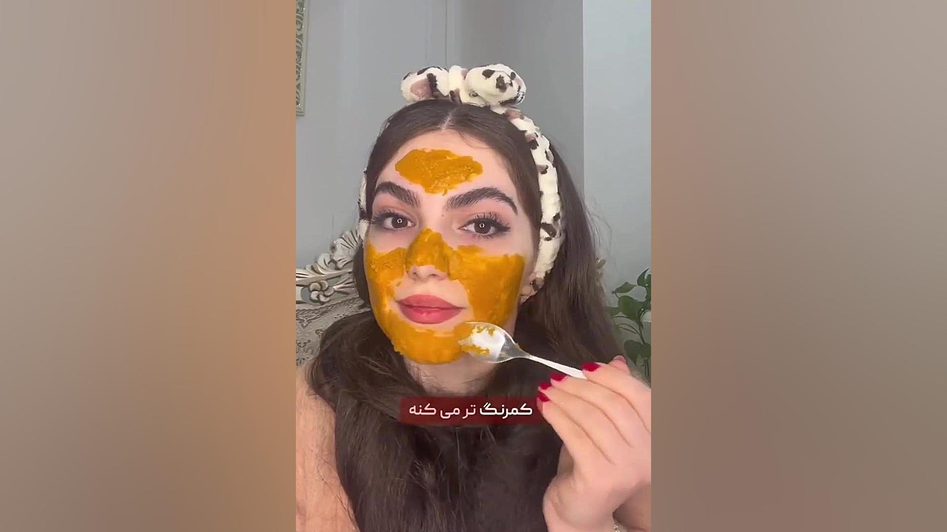 ماسک طبیعی درمان لک و جوش و چین و چروک صورت بلیچینگ