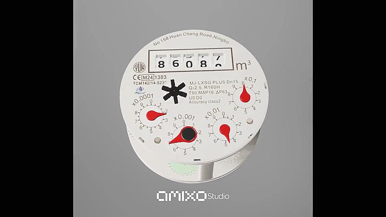 تیزر تبلیغاتی سه بعدی معرفی محصول کنتور آب زمان17ثانیه