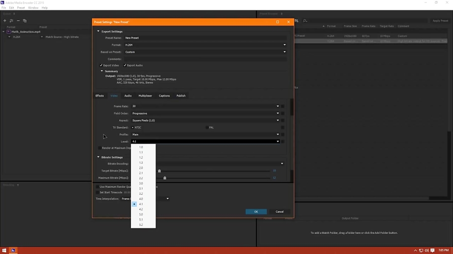 Best Export Setting for YouTube! Adobe Media Encoder