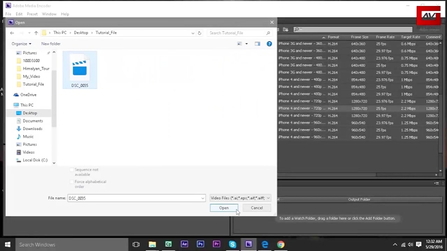 How to convert and compress video using Adobe Media Encoder
