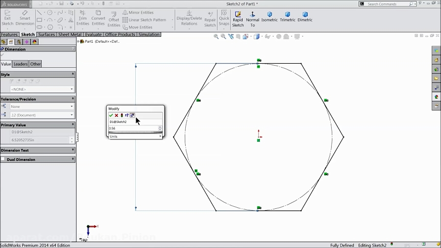 Solidworks Tutorial Sketch Lag Bolt In Solidworks