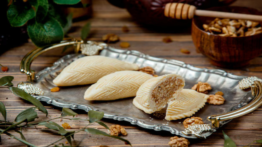 شکمرک یا شکربورا (Shekerbura) شیرینی خوشمزه آذربایجان