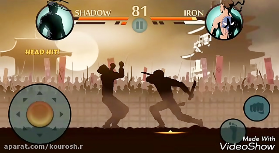 گیمپلی از بازی فوق العاده shadow fight