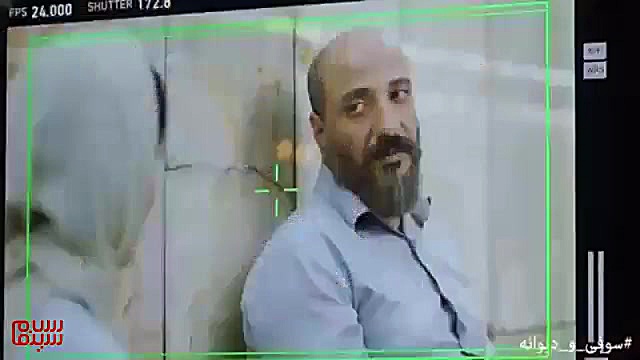 امیر جعفری و به آفرید غفاریان در پشت صحنه سوفی و دیوانه زمان48ثانیه
