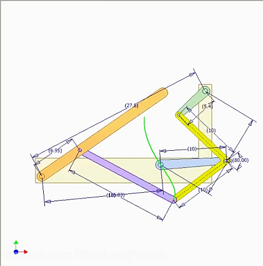 Linkage Rocker Calculation Dwell Rocker Linkage 2
